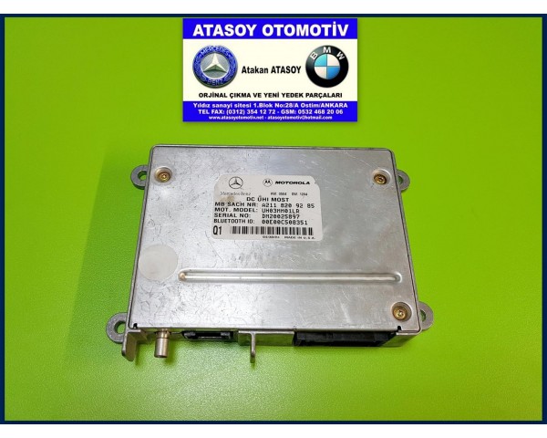 MERCEDES W211 BLUETOOTH BEYNİ A2118703926 A2118703226 A2118702726 A2118700026 A2118209285 A2118201485 A2118701885 2118703926 2118703226 2118702726 2118700026 2118209285 2118201485 2118701885